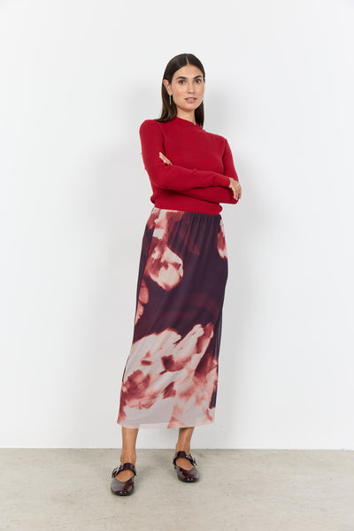 SC-ALDA AOP 58 Kjol Lila