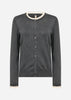 SC-DOLLIE 828 Cardigan Mörkgrå