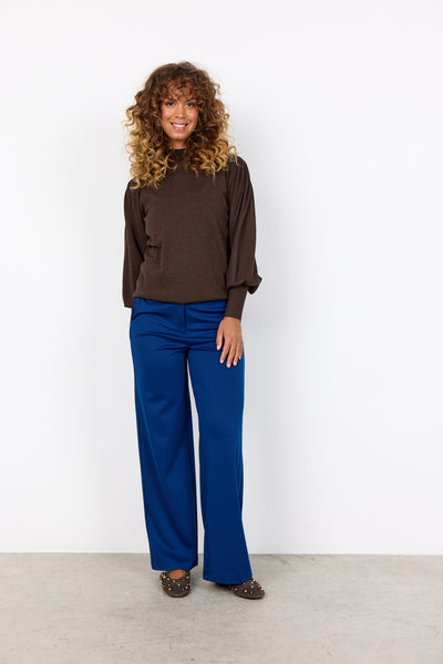 SC-DOLLIE 666 Pullover Mörkbrun