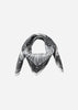 SC-HAGAR AOP 1 Scarf Svart