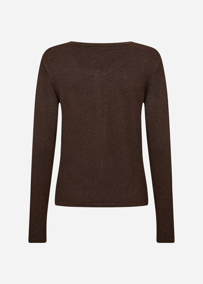 SC-DOLLIE 446 Cardigan Mörkbrun