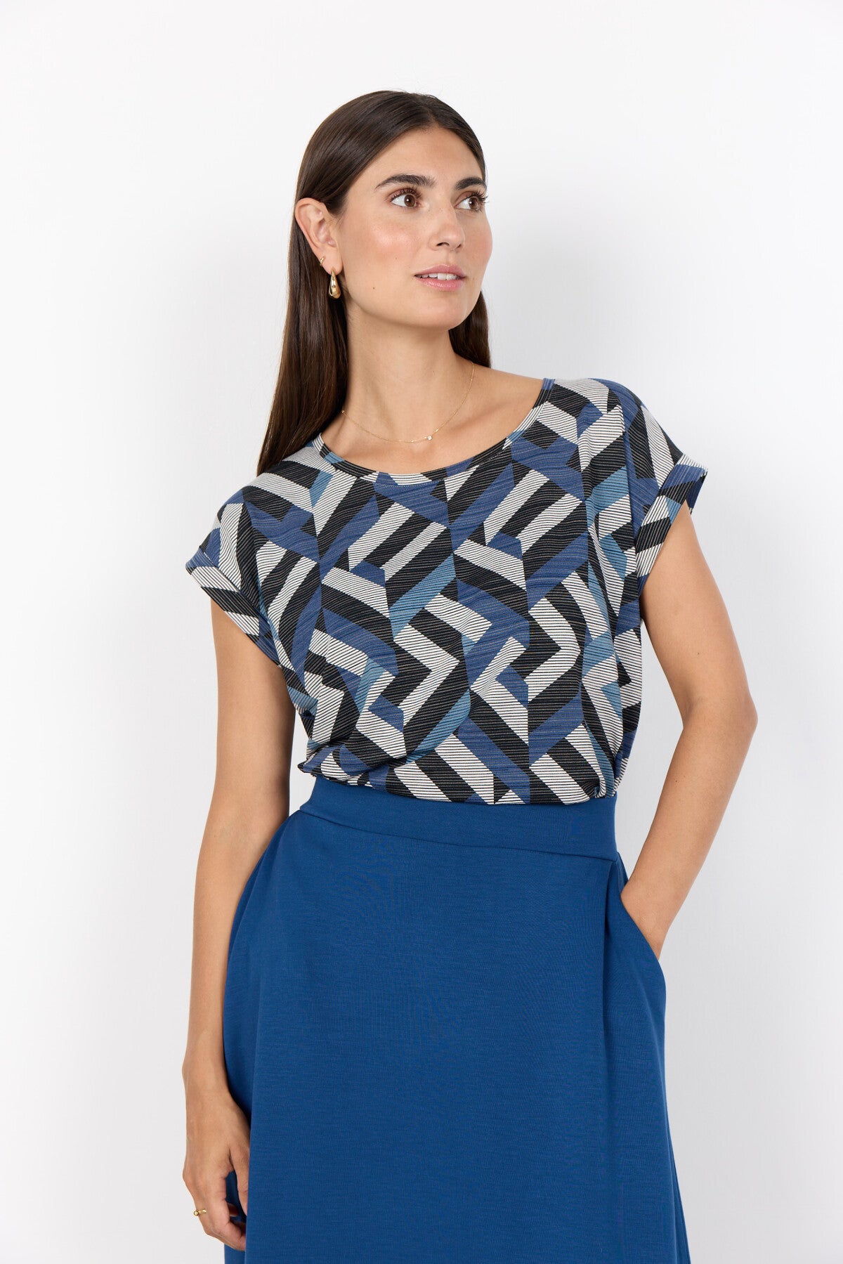 SC-GALINA 67 T-shirt mörkblå