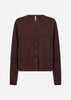 SC-HANNELE 2 Cardigan Mörk plommon