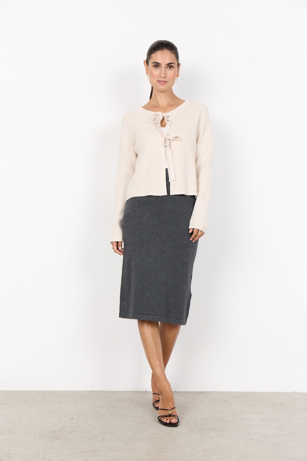 SC-KANITA 26 Cardigan Cream