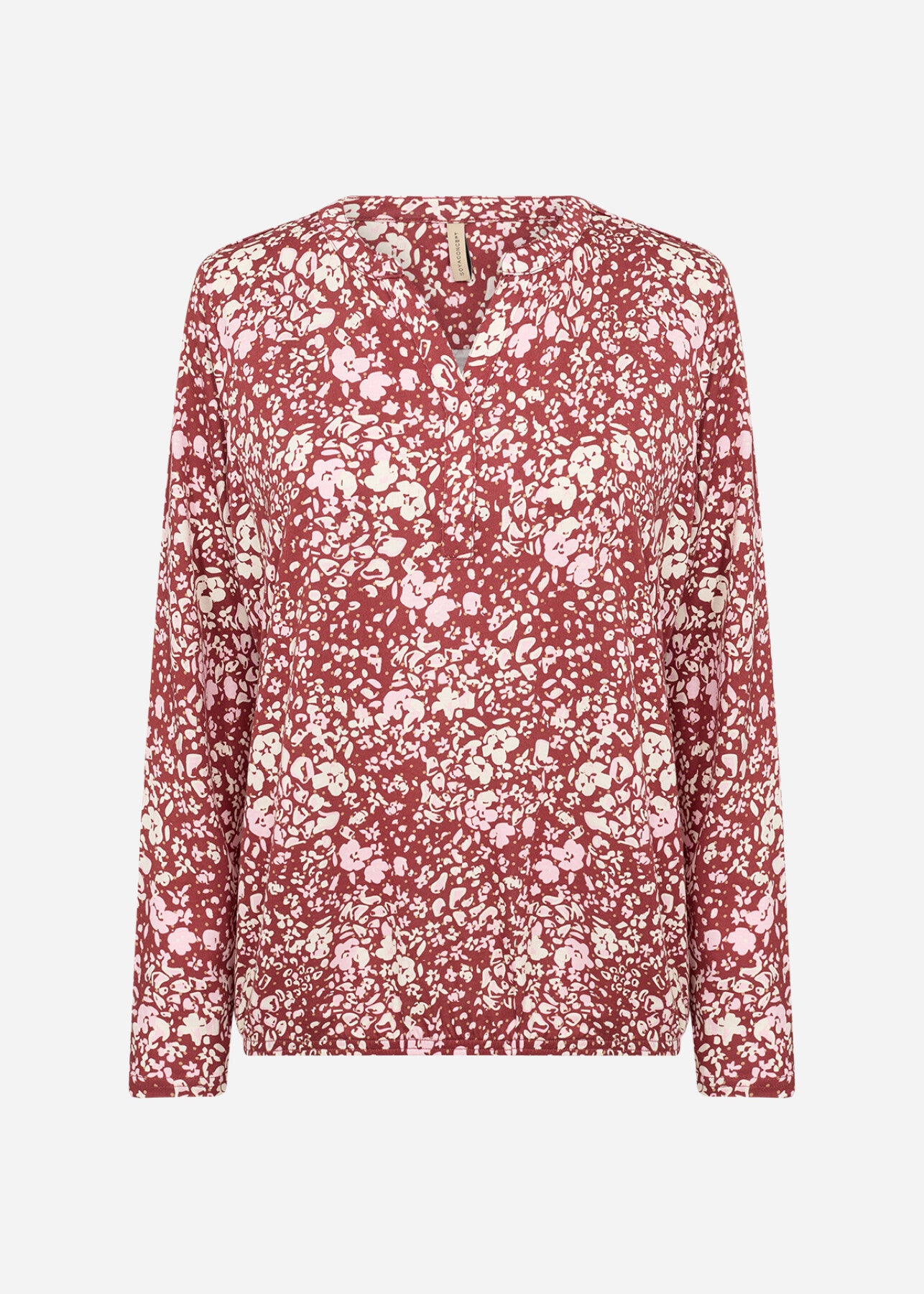 SC-FELICITY AOP 532 Blus Rubinröd