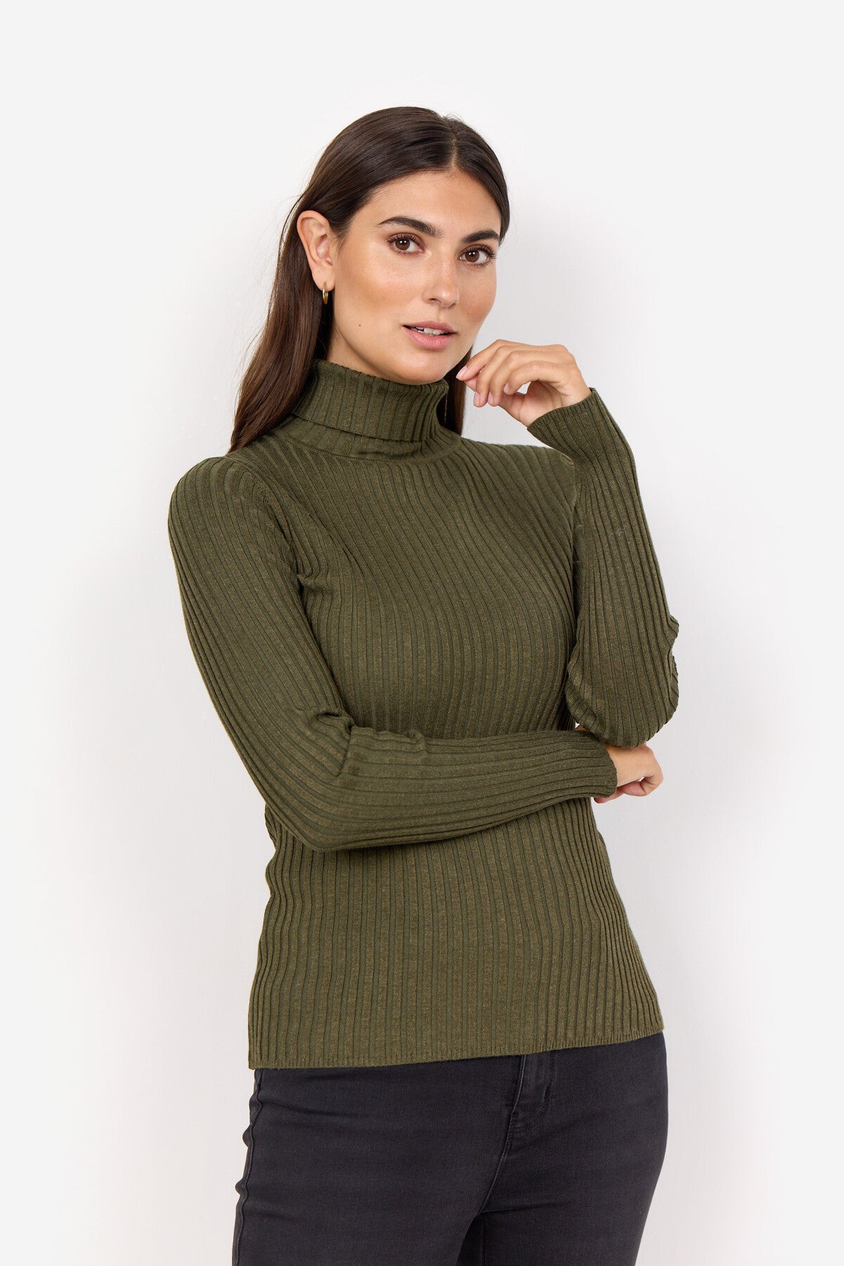 SC-DOLLIE 483 Pullover Oliv