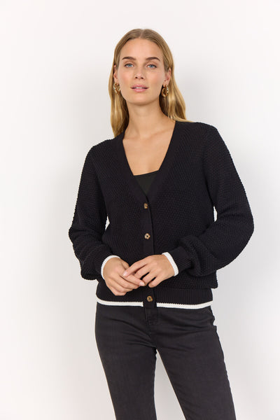 SC-PERRY 3 Cardigan Svart