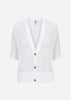 SC-LAURETTE 8 Cardigan Vit