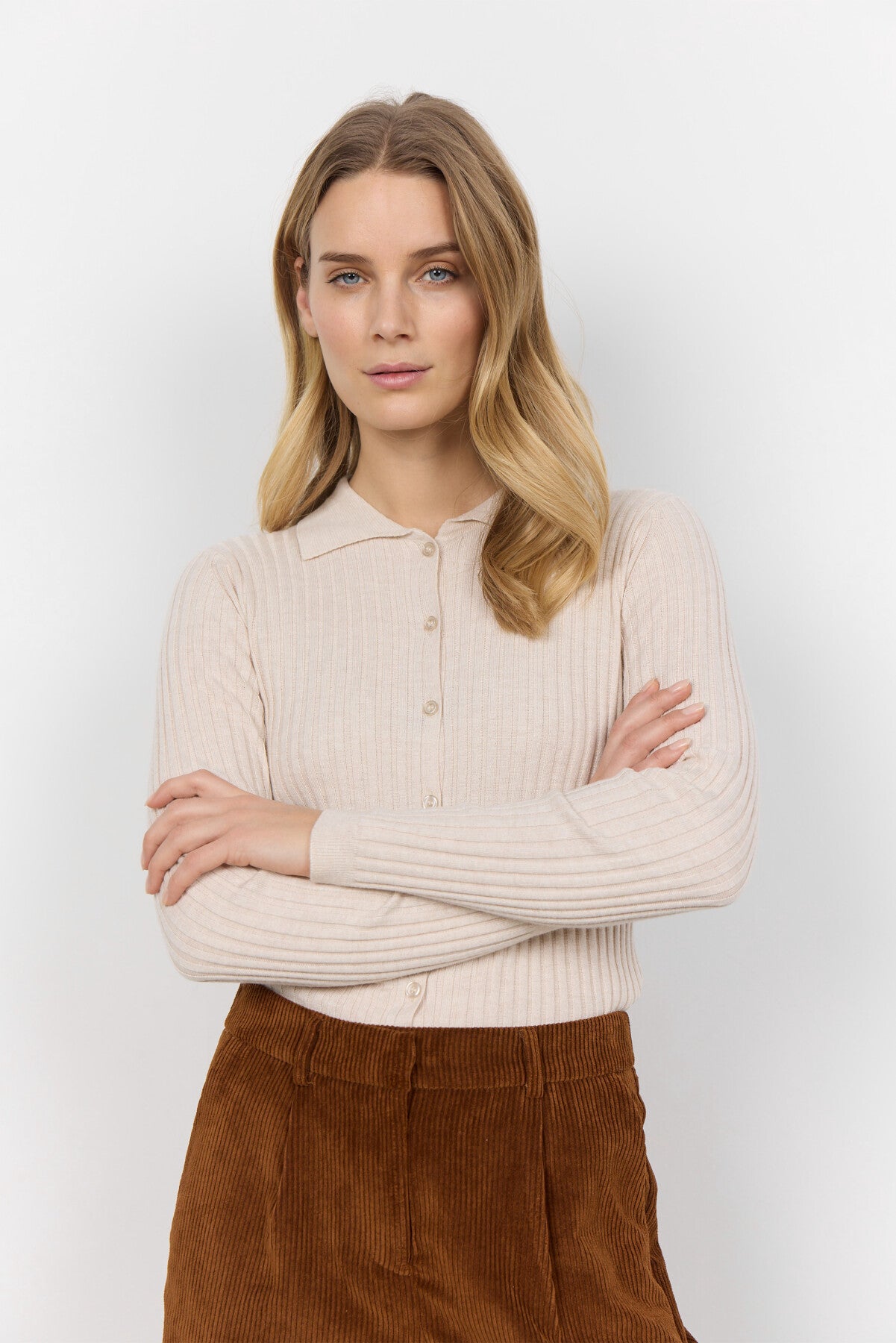 SC-FETIMA 2 Cardigan Cream