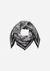 SC-HILJA AOP 1 Scarf Svart