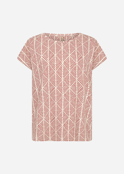 SC-FELICITY AOP 513 T-shirt Roströd