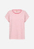 SC-RINA STRIPE 18 T-shirt Pink