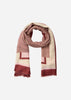 SC-HARALDINE AOP 1 Scarf Rubinröd