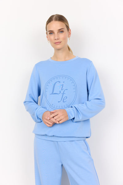 SC-BANU 210 Sweatshirt Ljusblå