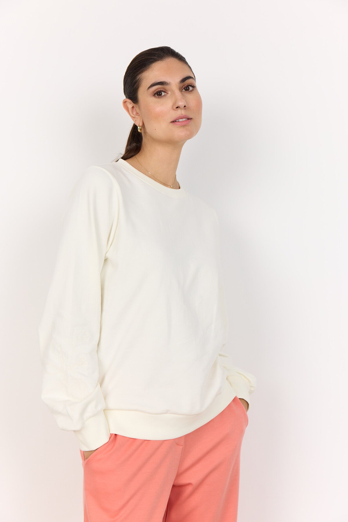 SC-ODETTE 5 Sweatshirt Off white