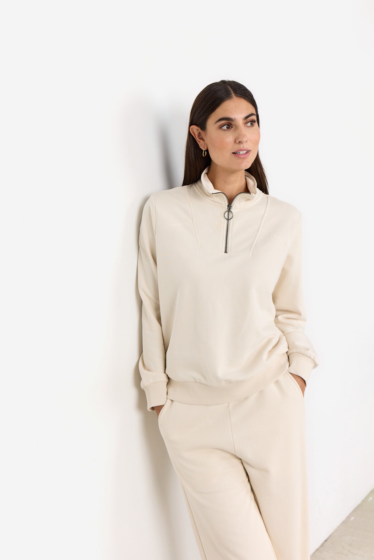 SC-ODETTE 3 Sweatshirt Cream