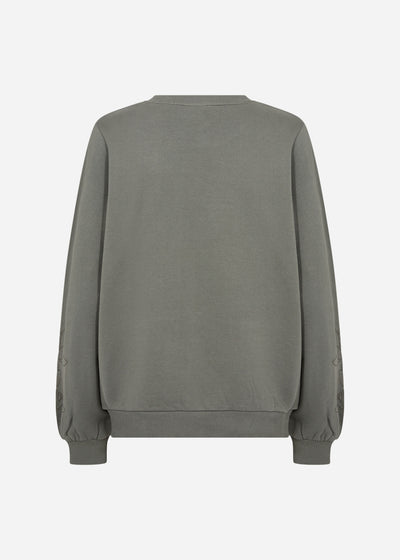 SC-ODETTE 5 Sweatshirt Dammigt grönt