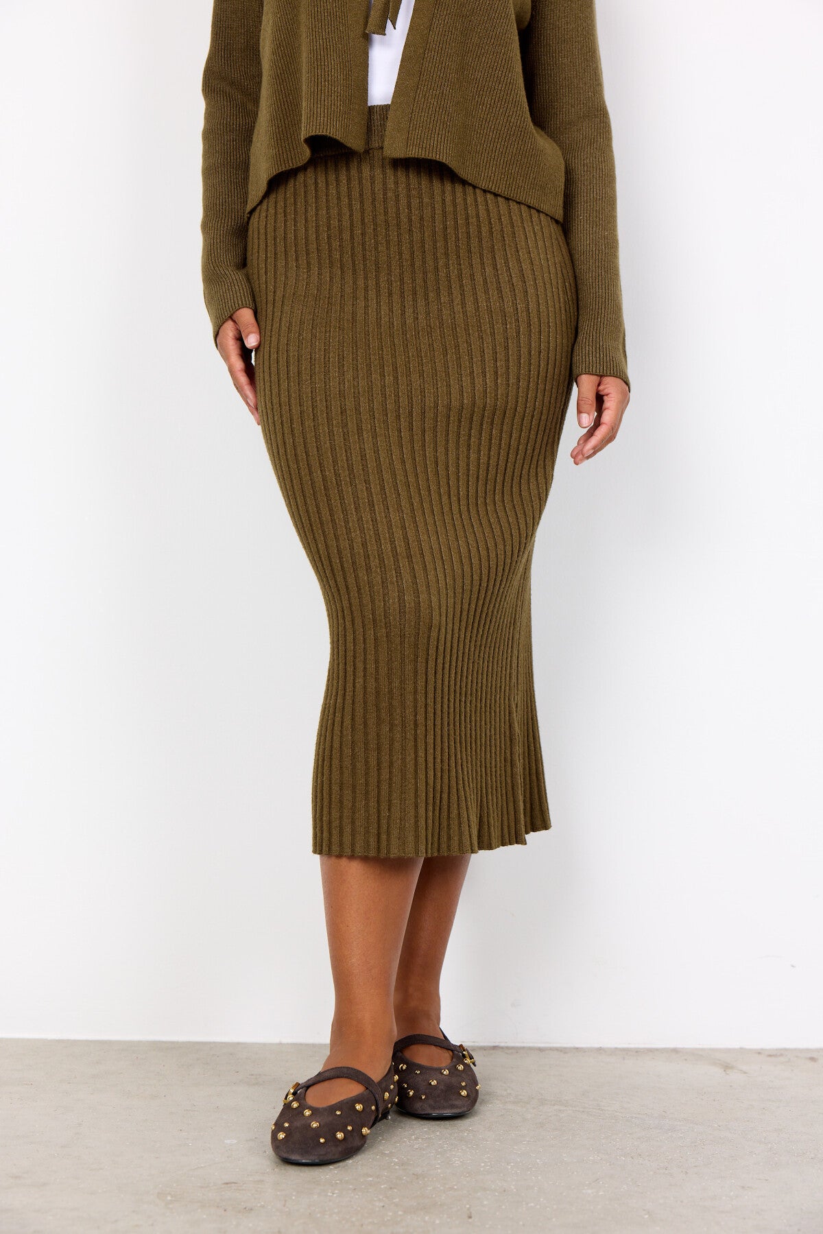 SC-KANITA 23 Kjol Mörkgrön