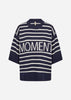 SC-ORLEAN STRIPE 11 Pullover Navy