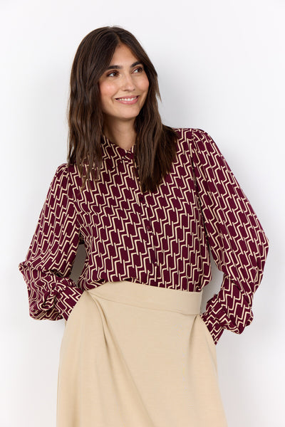 SC-VARLA 2 Skjorta Bordeaux