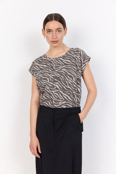 SC-GALINA 60 T-shirt Mörkbrun