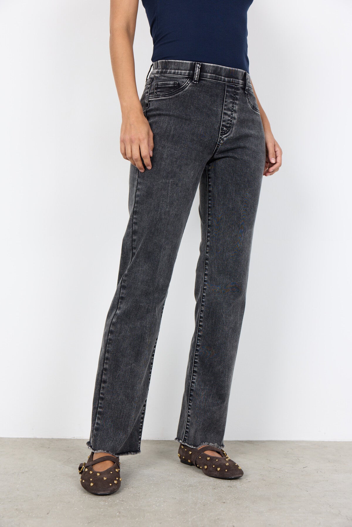 SC-NADIRA 12-B Jeans Mörkgrå