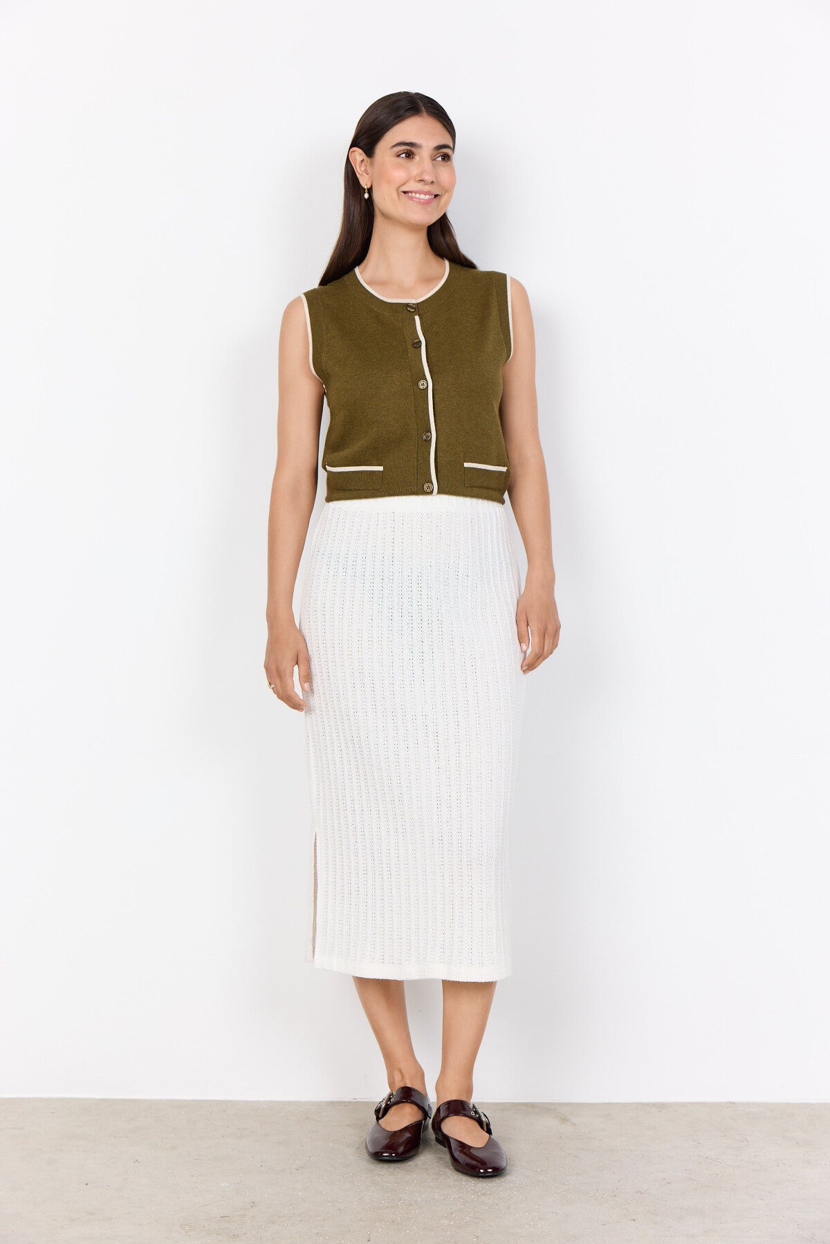 SC-SHONAS 4 Kjol Off white