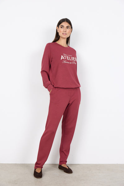 SC-BANU 281 Sweatshirt Rubinröd