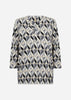 SC-FELICITY AOP 552 Blus Svart