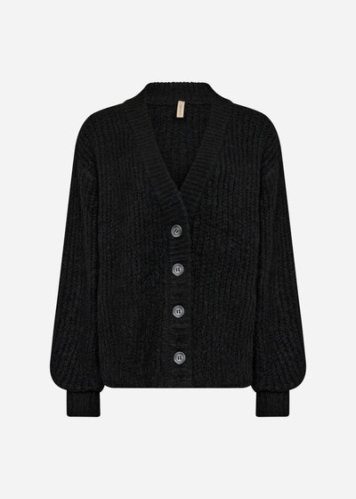 SC-GUNNA 8 Cardigan Svart