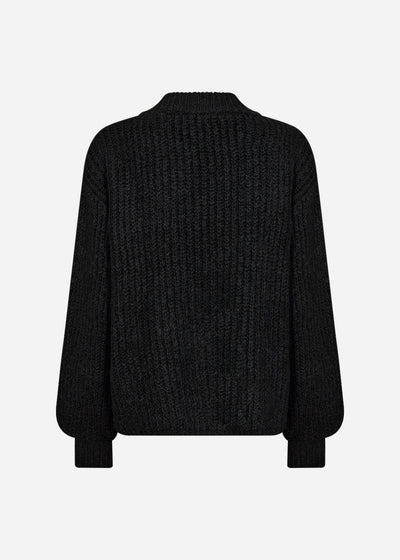 SC-GUNNA 8 Cardigan Svart