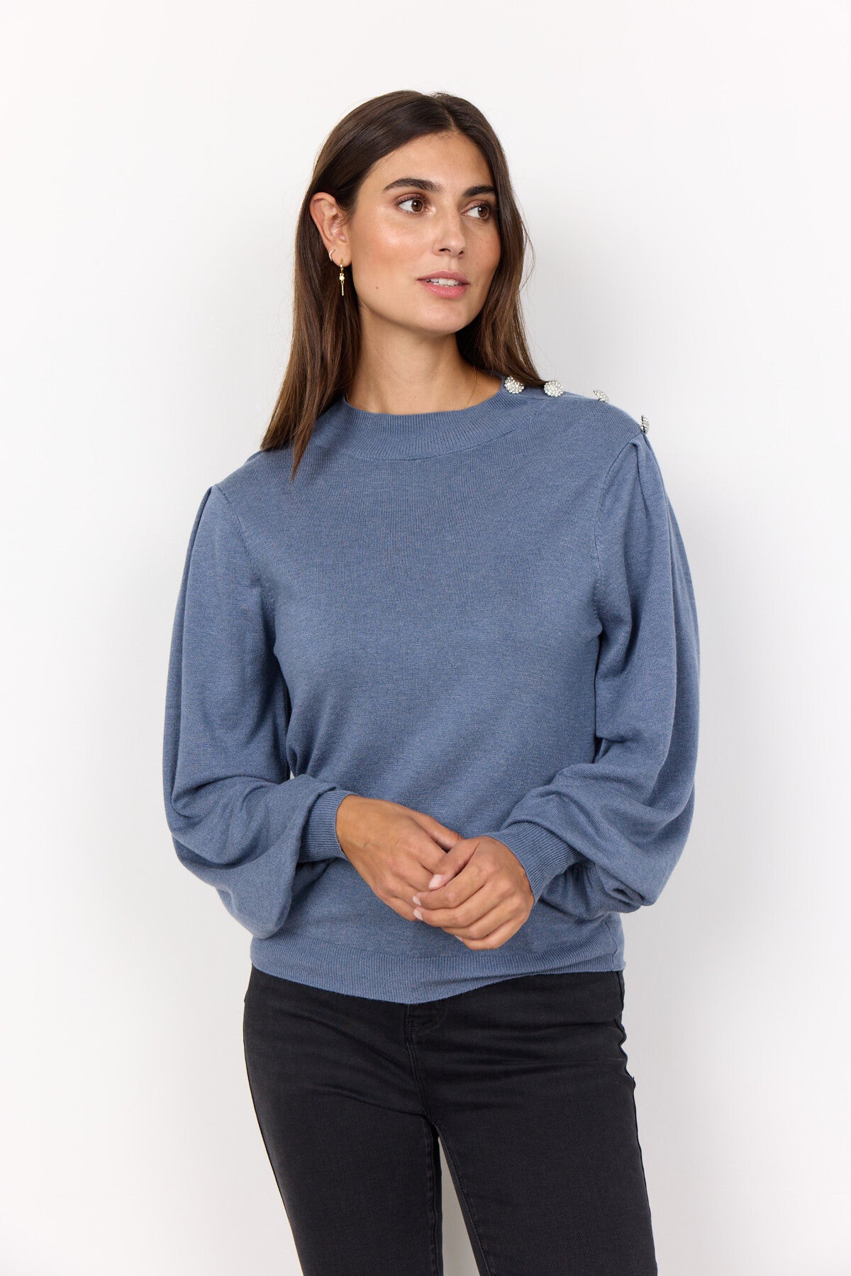 SC-DOLLIE 745 Pullover Blå