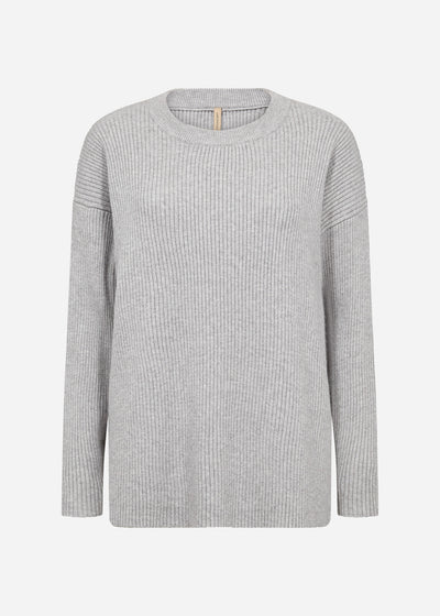 SC-KANITA 10 Pullover Ljusgrått