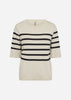 SC-DOLLIE STRIPE 765 Pullover Cream