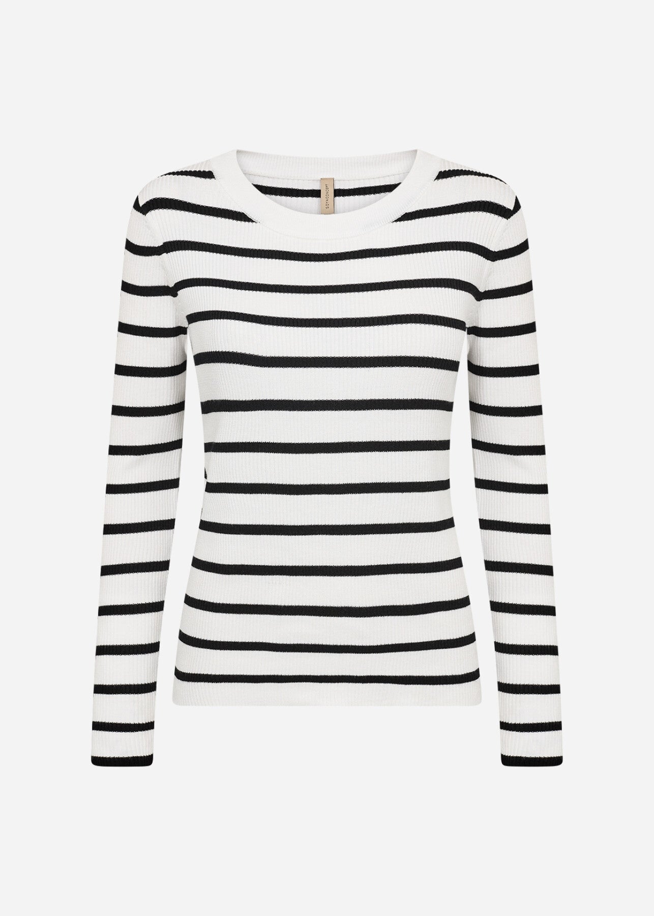 SC-DOLLIE STRIPE 777 Pullover Off white