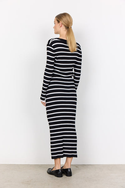 SC-DOLLIE STRIPE 777 Pullover Svart