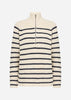 SC-REMONE STRIPE 33 Pullover Cream