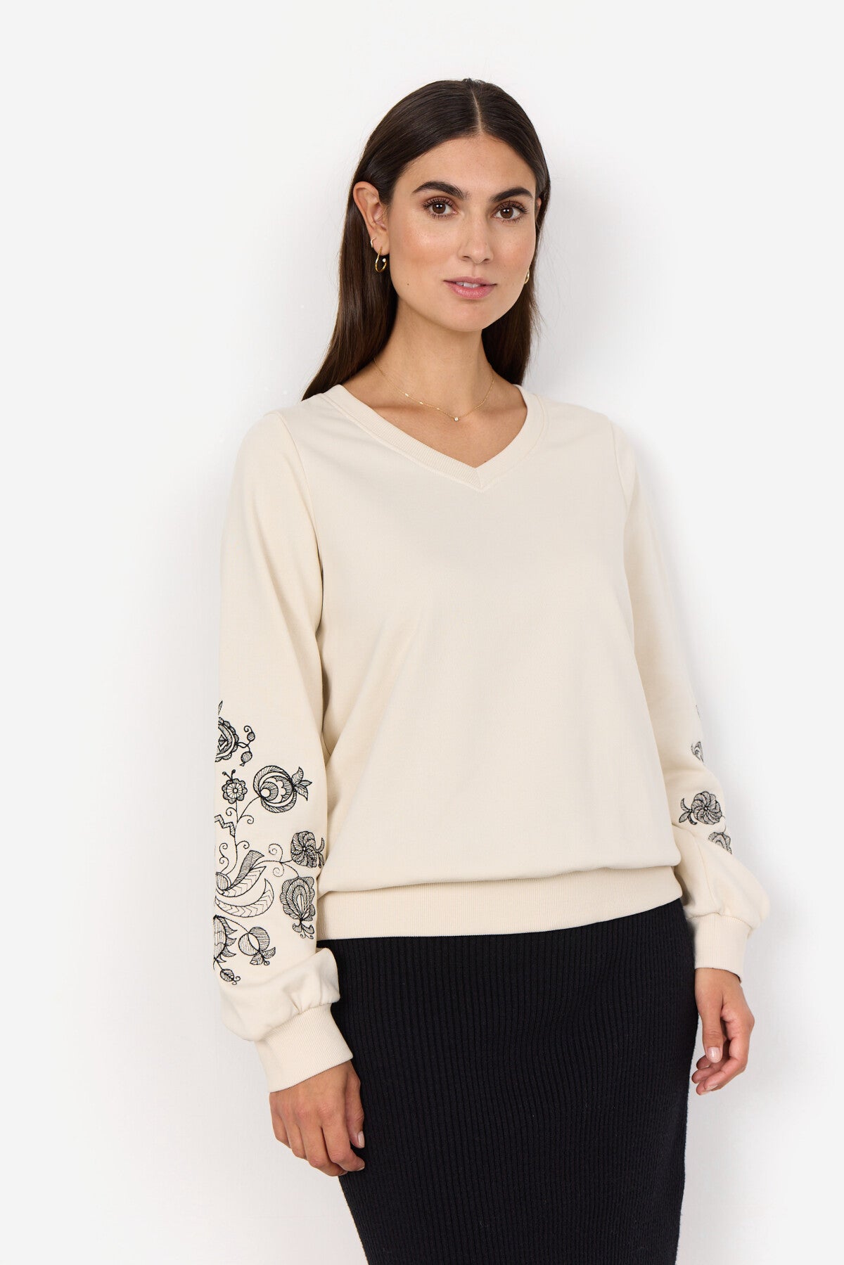 SC-ODETTE 2 Sweatshirt Cream