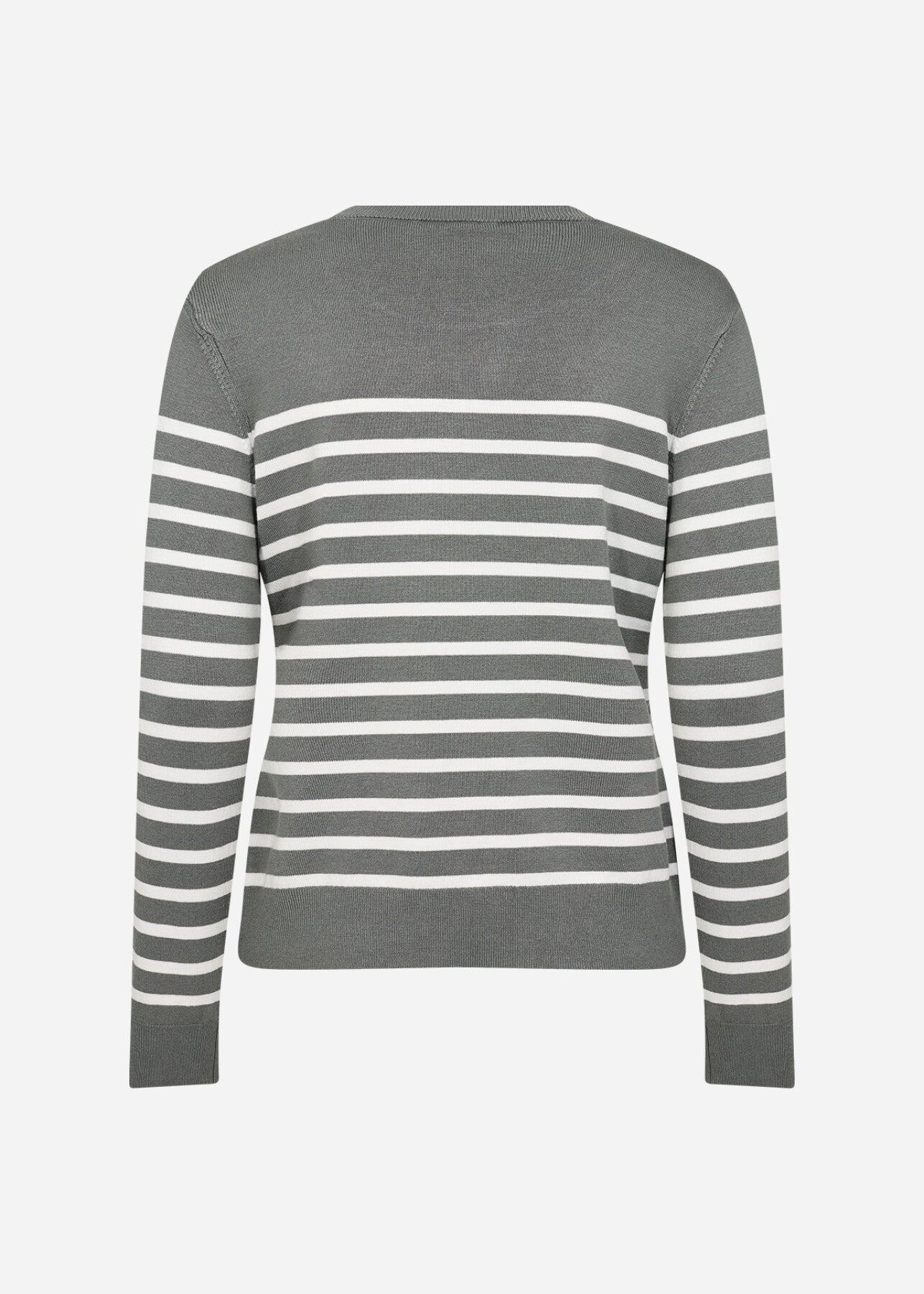 SC-DOLLIE STRIPE 783 Pullover Dammigt grönt