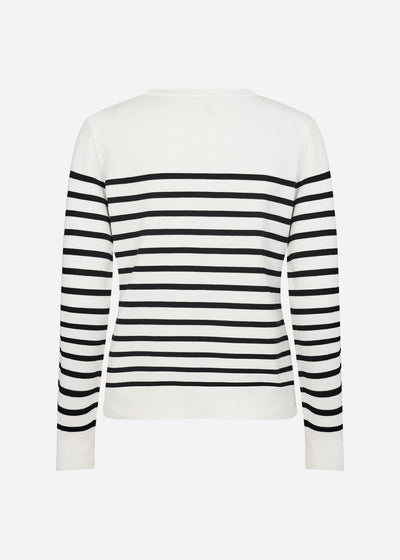 SC-DOLLIE STRIPE 783 Pullover Svart