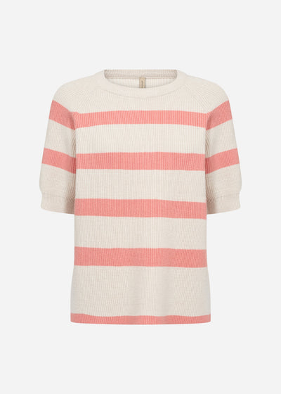 SC-KANITA STRIPE 19 Pullover Korall