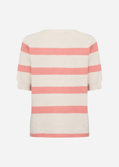 SC-KANITA STRIPE 19 Pullover Korall