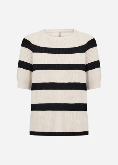 SC-KANITA STRIPE 19 Pullover Svart