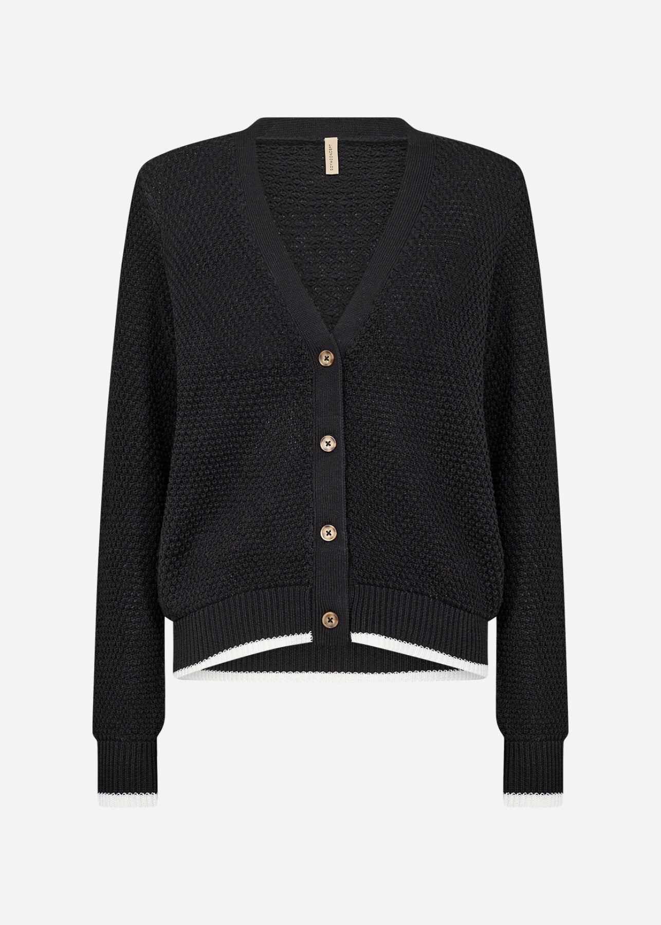 SC-PERRY 3 Cardigan Svart