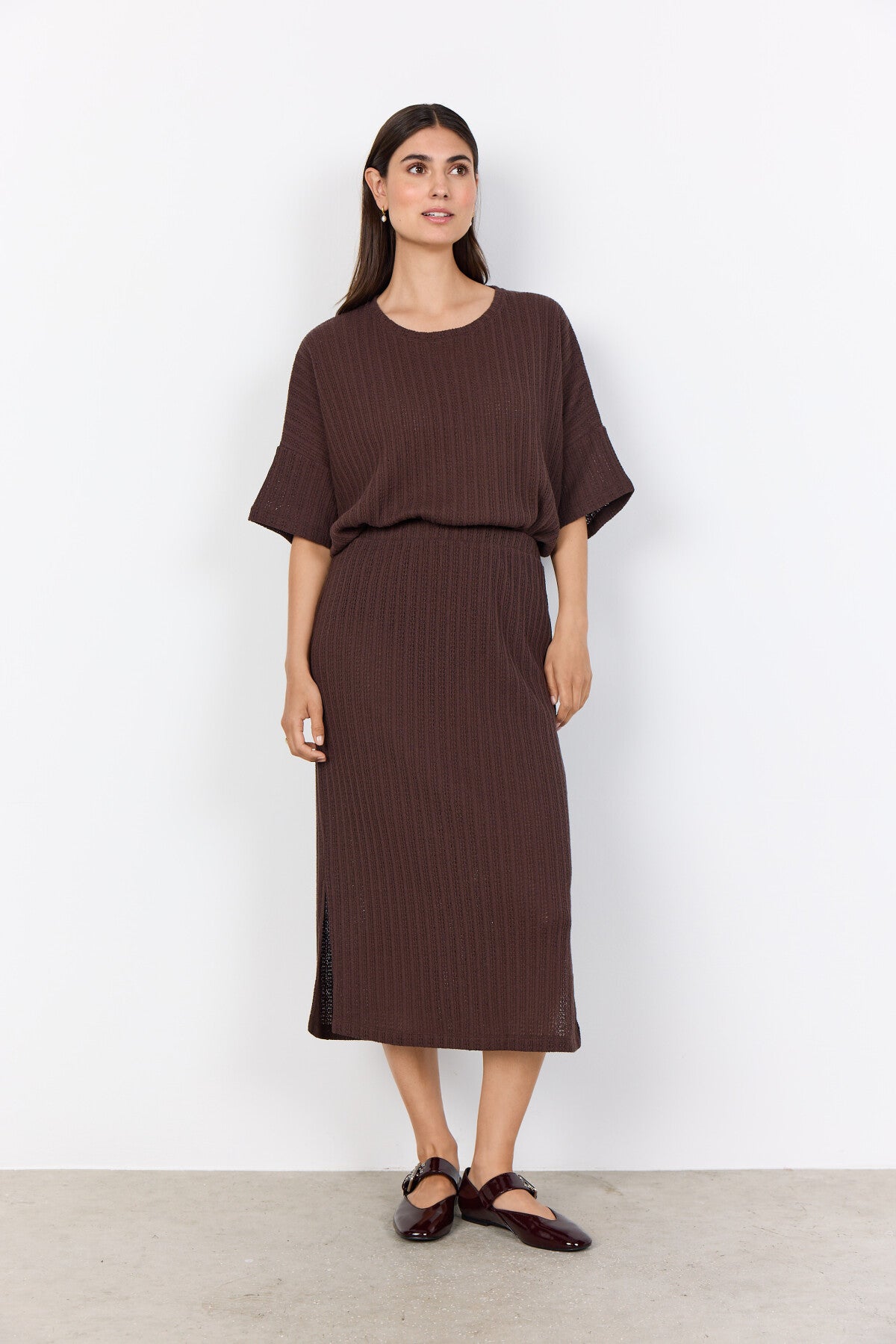 SC-SHONAS 4 Kjol Mörkbrun