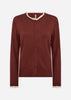 SC-DOLLIE 828 Cardigan Rubinröd