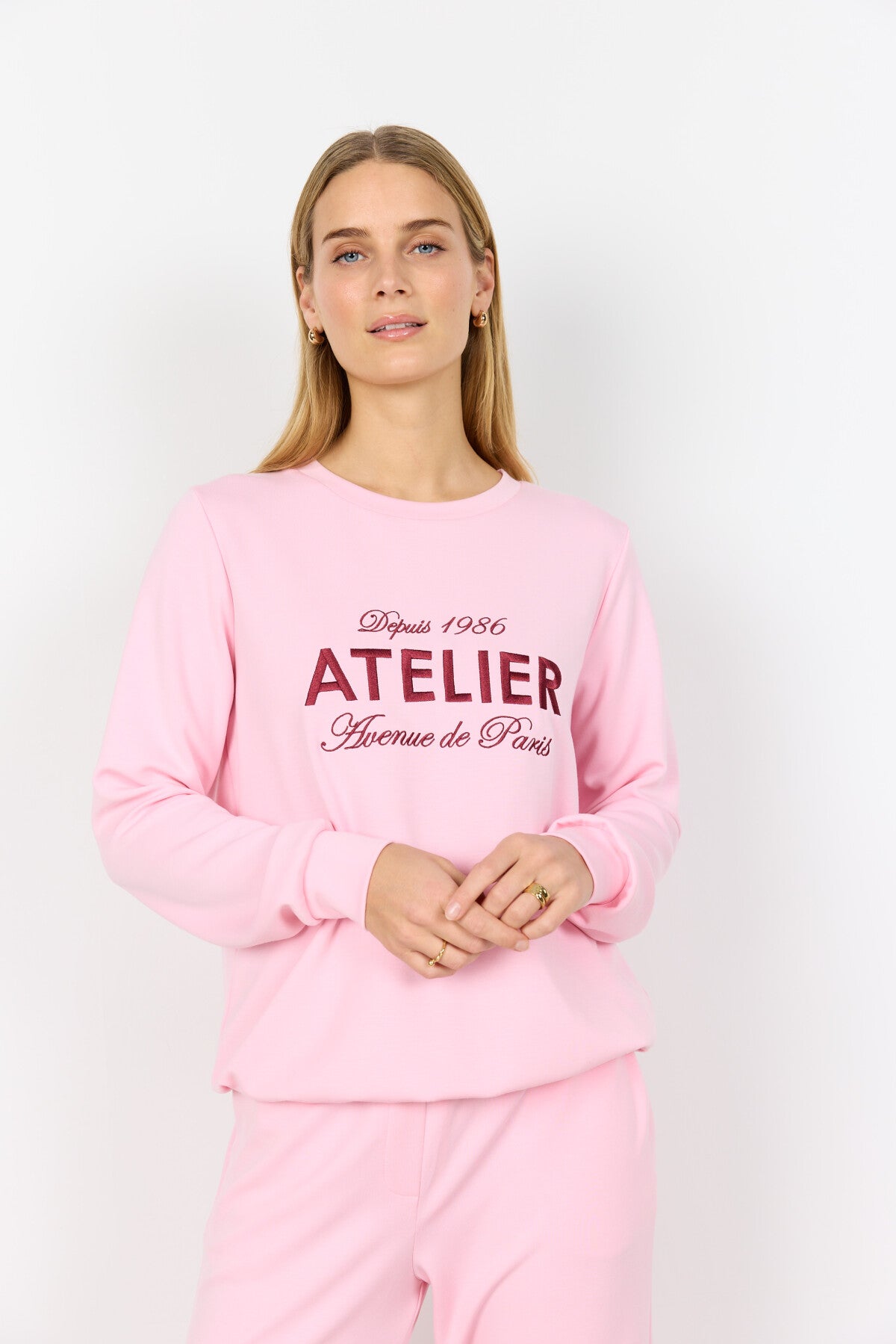 SC-BANU 281 Sweatshirt Lyseröd