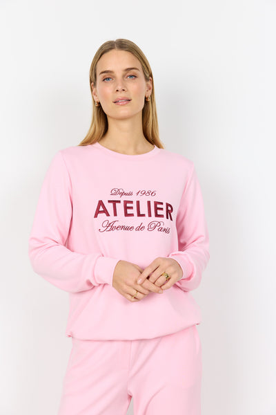 SC-BANU 281 Sweatshirt Lyseröd