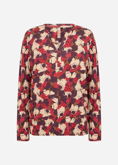 SC-FELICITY AOP 529 Blus Röd