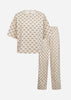 SC-JAIME 1 - AOP SET Pyjamas mörkblå